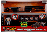 Jada Toys - Build N' Collect Model Kit | Hollywood Rides 1966 Classic TV Series Batmobile™ with Batman™ and Robin figures (1/24, diecast model car, Black) 30873/4