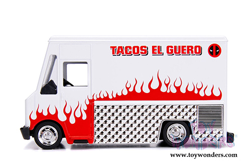 Jada Toys - Metals Die Cast | Deadpool&trade; Taco Truck (1/32, diecast model car, Asstd.) 30879DP1
