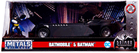 Jada Toys - Metals Die Cast | DC Comics Animated Series Batmobile™ with Batman Figure (1/24, diecast model car, Black) 30916