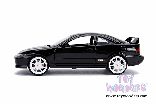 Jada Toys - Metals Die Cast | JDM Tuners&trade; Honda Integra Type-R Japan Spec (1995, 1/24, diecast model car, Glossy Black) 30930