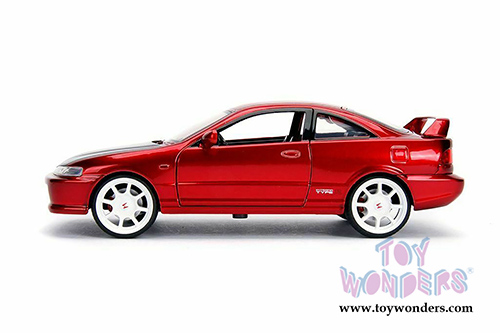 Jada Toys - Metals Die Cast | JDM Tuners&trade; Honda Integra Type-R Japan Spec (1995, 1/24, diecast model car, Candy Red) 30932