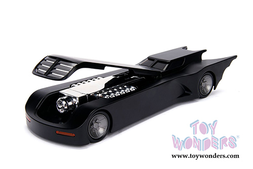 Jada Toys - Metals Die Cast | Animated Series Batmobile (1/24, diecast model car, Black) 30943