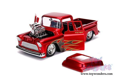 Jada Toys - Metals Die Cast Just Trucks | Chevrolet&reg; Stepside Pickup (1955, 1/24 scale diecast model car, Asstd.) 30980DP1