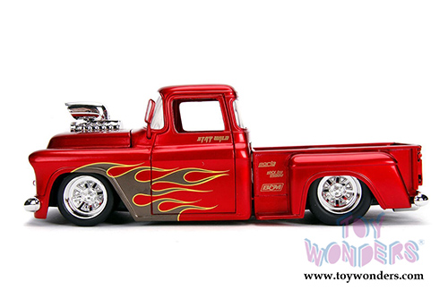 Jada Toys - Metals Die Cast Just Trucks | Chevrolet&reg; Stepside Pickup (1955, 1/24 scale diecast model car, Asstd.) 30980DP1