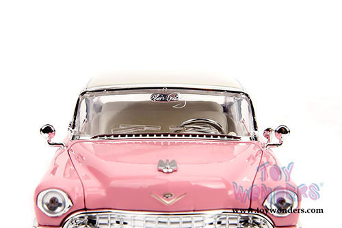 Jada Toys - Hollywood Rides | Cadillac&reg; Fleetwood Series 60 with Elvis Presley figure (1955, 1/24, diecast model car, Pink) 31007