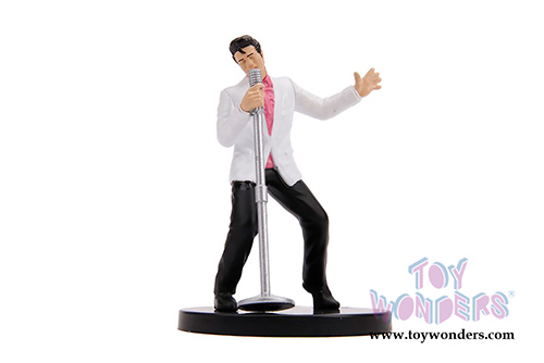 Jada Toys - Hollywood Rides | Cadillac&reg; Fleetwood Series 60 with Elvis Presley figure (1955, 1/24, diecast model car, Pink) 31007