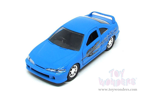 Jada Toys Fast & Furious - Mia's Acura Integra RHD Hardtop (1/32 scale diecast model car, light Blue) 31029