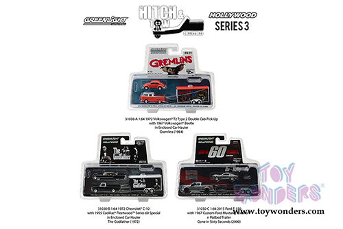 Greenlight - Hollywood Hitch & Tow Series 3 (1/64 scale diecast model car, Asstd.) 31030/24