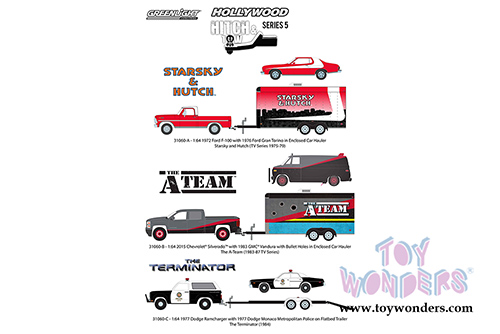 Greenlight - Hollywood Hitch & Tow Series 5 (1/64 scale diecast model car, Asstd.) 31060/24