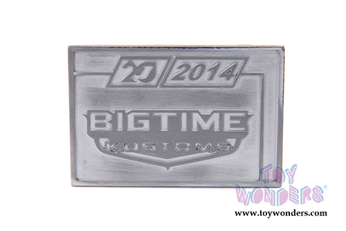 Jada Toys - 20th Anniversary | Bigtime Kustoms Chevrolet&reg; Cheyenne&trade; Pickup Truck (1972, 1/24, diecast model car, Raw Metal/Black) 31074