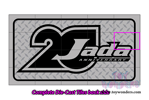 Jada Toys - 20th Anniversary | For Sale Volkswagen Bus (1962, 1/24, diecast model car, Raw Metal/White) 31075