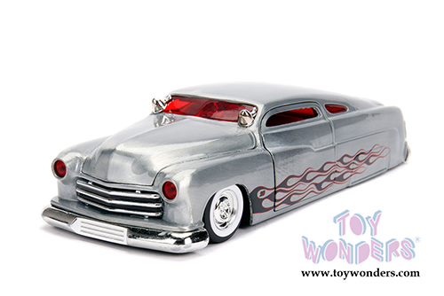 Jada Toys - 20th Anniversary | Road Rats Mercury Hardtop (1951, 1/24, diecast model car, Raw Metal) 31080