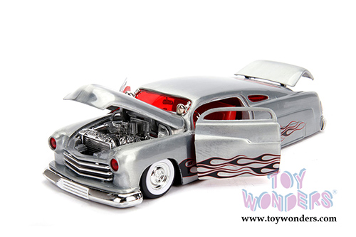 Jada Toys - 20th Anniversary | Road Rats Mercury Hardtop (1951, 1/24, diecast model car, Raw Metal) 31080