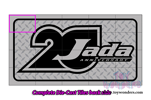 Jada Toys - 20th Anniversary | Street Low Chevrolet&reg; Impala&trade; Hardtop (1958, 1/24, diecast model car, Raw Metal/Blue) 31082