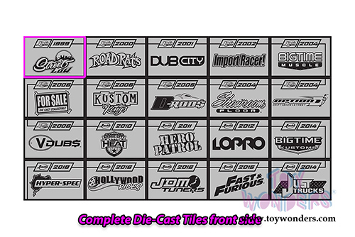 Jada Toys - 20th Anniversary | Street Low Chevrolet&reg; Impala&trade; Hardtop (1958, 1/24, diecast model car, Raw Metal/Blue) 31082