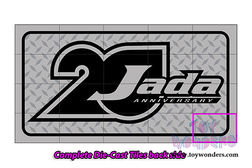 Jada Toys - 20th Anniversary | Hyper-Spec Lamborghini Murcielago Hardtop (1/24, diecast model car, Raw Metal) 31084