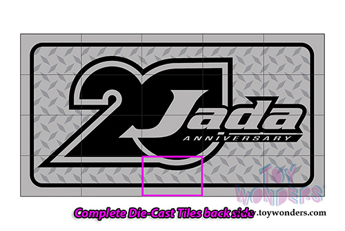 Jada Toys - 20th Anniversary | JDM Tuners Nissan Skyline GT-R Hardtop (2002, 1/24, diecast model car, Raw Metal) 31085