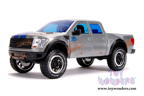 Jada Toys - 20th Anniversary | Just Trucks&reg; Ford F-150 SVT Raptor Pick Up Truck (2011, 1/24, diecast model car, Raw Metal) 31086