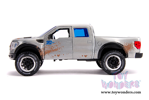 Jada Toys - 20th Anniversary | Just Trucks&reg; Ford F-150 SVT Raptor Pick Up Truck (2011, 1/24, diecast model car, Raw Metal) 31086
