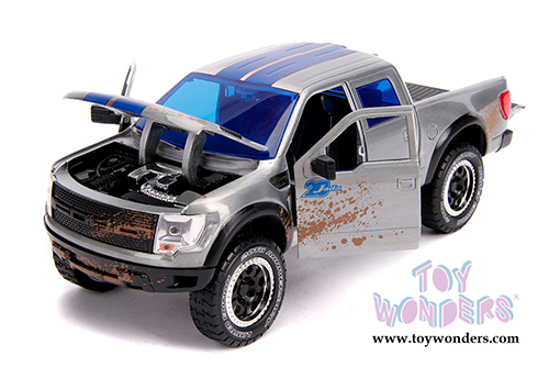 Jada Toys - 20th Anniversary | Just Trucks&reg; Ford F-150 SVT Raptor Pick Up Truck (2011, 1/24, diecast model car, Raw Metal) 31086