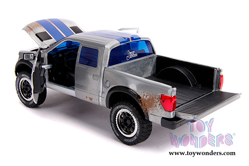 Jada Toys - 20th Anniversary | Just Trucks&reg; Ford F-150 SVT Raptor Pick Up Truck (2011, 1/24, diecast model car, Raw Metal) 31086