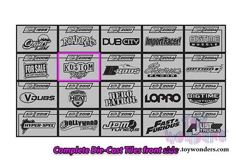 Jada Toys - 20th Anniversary | Kustom Kings Chevrolet&reg; Stepside&trade; Tow Truck (1955, 1/24, diecast model car, Raw Metal/Black) 31087