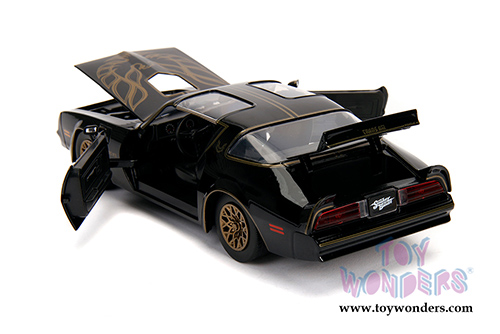 Jada Toys - Metals Die Cast - Hollywood Rides | Smokey and the Bandit Pontiac&reg; Firebird&reg; (1977, 1/24, diecast model car, Black) 31105