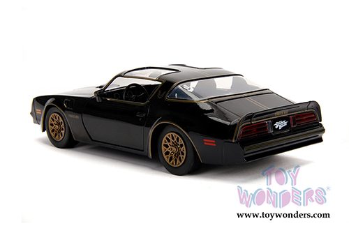 Jada Toys - Metals Die Cast - Hollywood Rides | Smokey and the Bandit Pontiac&reg; Firebird&reg; (1977, 1/24, diecast model car, Black) 31105
