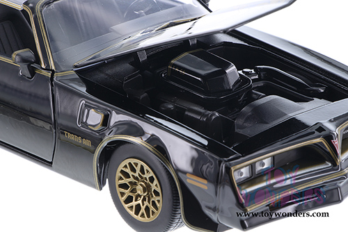 Jada Toys - Metals Die Cast - Hollywood Rides | Smokey and the Bandit Pontiac&reg; Firebird&reg; (1977, 1/24, diecast model car, Black) 31105