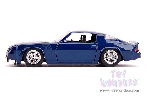 Jada Toys - Hollywood Rides | Stranger Things Billy's Chevy® Camaro® Z28 Hardtop (1979, 1/32 scale diecast model car, Dark Blue) 31113