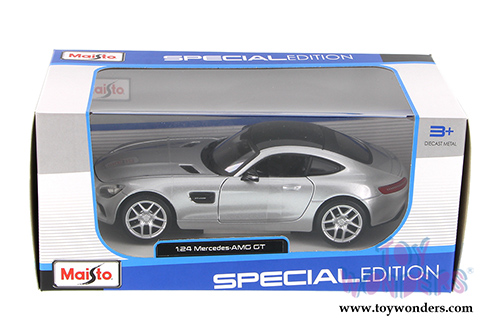 Maisto - Mercedes-Benz AMG GT Hard Top (1/24 scale diecast model car, Silver) 31134SV
