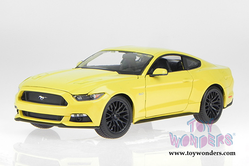 Maisto Special Edition - Ford Mustang Hardtop (2015, 1/18 scale diecast model car, Yellow) 31197YL