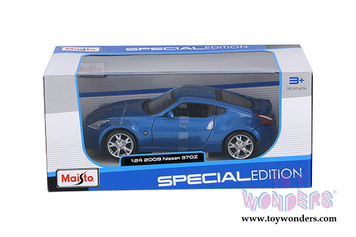 Maisto - Nissan 370Z Hard Top (2009, 1/24 scale diecast model car, Blue) 31200BU