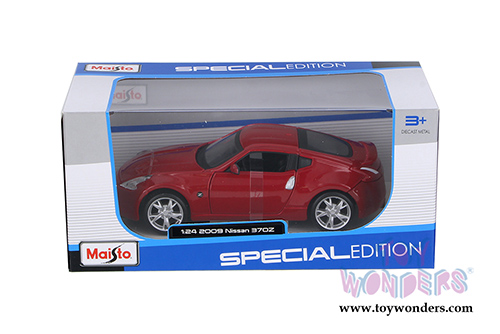Maisto - Nissan 370Z Hard Top (2009, 1/24 scale diecast model car, Red) 31200R