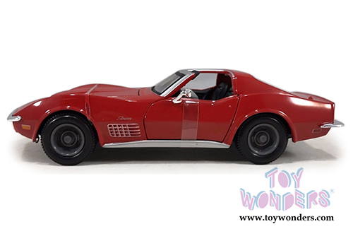Maisto - Chevrolet Corvette T-Top (1970, 1/24 scale diecast model car, Red) 31202R