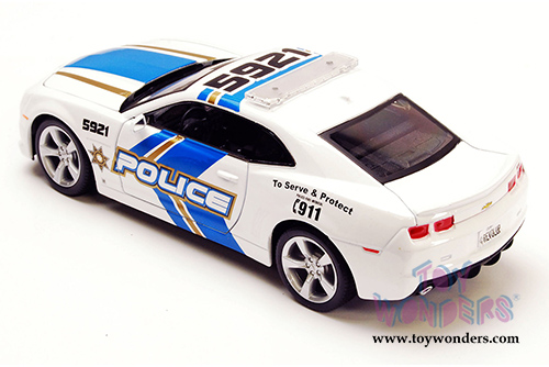 Maisto - Chevrolet Camaro Police (2010, 1/24 scale diecast model car, White with blue) 31208WP