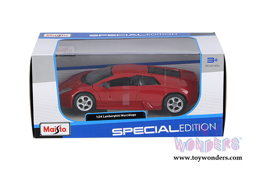 Maisto - Lamborghini Murcielago Hardtop (2003, 1/24 scale diecast model car, Red) 31238R