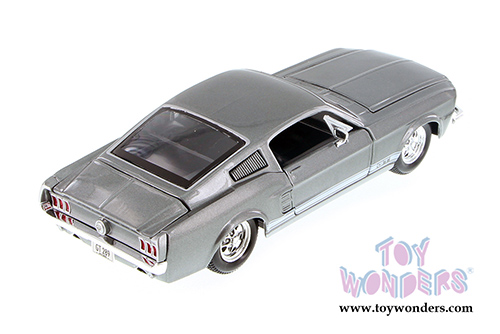 Maisto - Ford Mustang GT-500 Hardtop (1967, 1/24 scale diecast model car, Gray) 31260GY