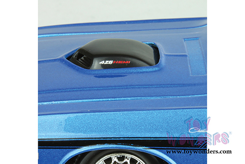 Maisto - Dodge Challenger R/T Convertible (1970, 1/24 scale diecast model car, Blue) 31264BU