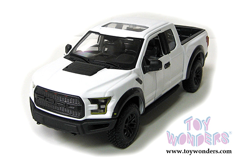 Maisto - Special Edition Trucks | Ford Raptor Pick Up Truck (2017, 1/24 scale diecast model car, White) 31266W