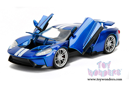 Jada Toys - Metals Die Cast | Big Time Muscle Ford GT Hardtop (2017, 1/24 scale diecast model car, Asstd.) 31268DP1