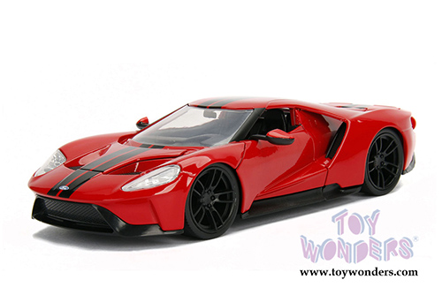 Jada Toys - Metals Die Cast | Big Time Muscle Ford GT Hardtop (2017, 1/24 scale diecast model car, Asstd.) 31268DP1