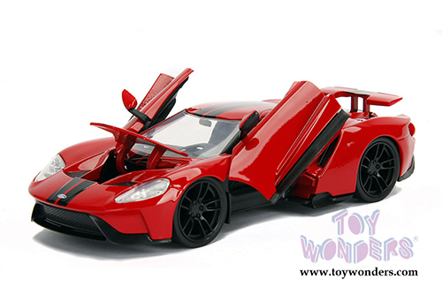 Jada Toys - Metals Die Cast | Big Time Muscle Ford GT Hardtop (2017, 1/24 scale diecast model car, Asstd.) 31268DP1