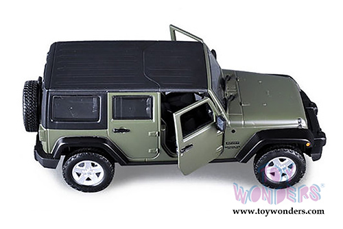 Maisto - Special Edition Trucks | Jeep&reg; Wrangler Unlimited (2015, 1/24 scale diecast model car, Green) 31268GN