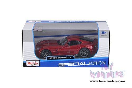 Maisto Special Edition | Dodge SRT Viper GTS Hardtop (2013, 1/24 scale diecast model car, Red) 31271R