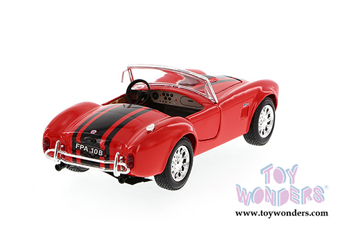 Maisto - Shelby Cobra 427 Convertible (1965, 1/24 scale diecast model car, Red) 31276R