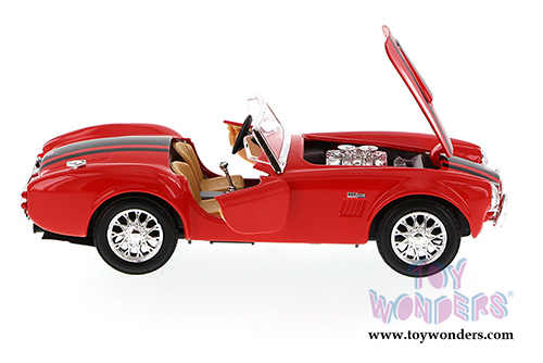 Maisto - Shelby Cobra 427 Convertible (1965, 1/24 scale diecast model car, Red) 31276R