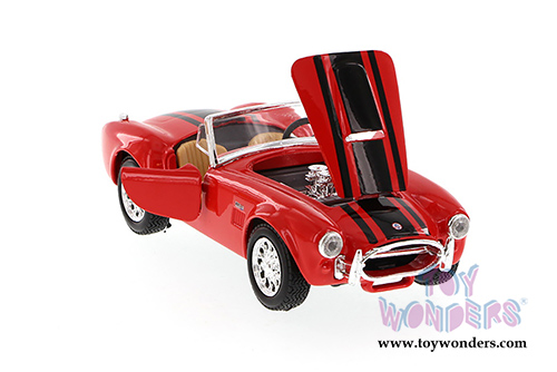 Maisto - Shelby Cobra 427 Convertible (1965, 1/24 scale diecast model car, Red) 31276R