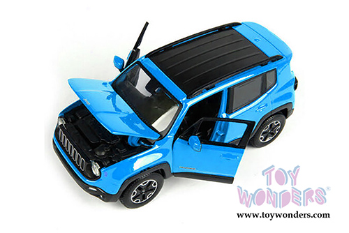 Maisto - Special Edition | Jeep&reg; Renegade SUV (2017, 1/24 scale diecast model car, Blue) 31282BU