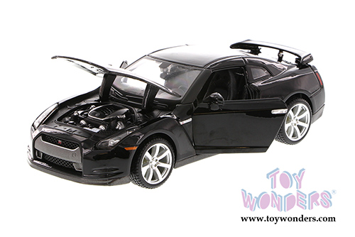 Maisto - Nissan GT-R Hardtop (2009, 1/24 scale diecast model car, Black) 31294BK